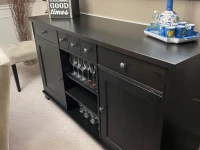 8 seater dining table, chairs, 2 console and a mirror