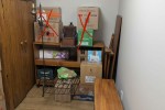 Queen bed, cabinet, disassemble table, tv, bench, shelf, lamp, storage...