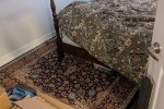 Double bed, Tv stand, Tv, 5 boxes, Bedframe, 2 rugs, Side board, Micro...
