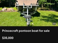 23 foot princecraft pontoon boat