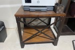 Bedroom dresser, 2 side table, one loveseat, two armchairs, two shelvi...