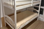 Bunk bed dismantled + 2 single mattresses
