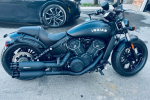 Motorcycle Indian Scout bobber sixty