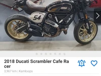 Motorcycle Ducati Scrambler