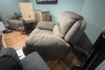 Couch, Lazyboy Chairs (2), TV stand, TV