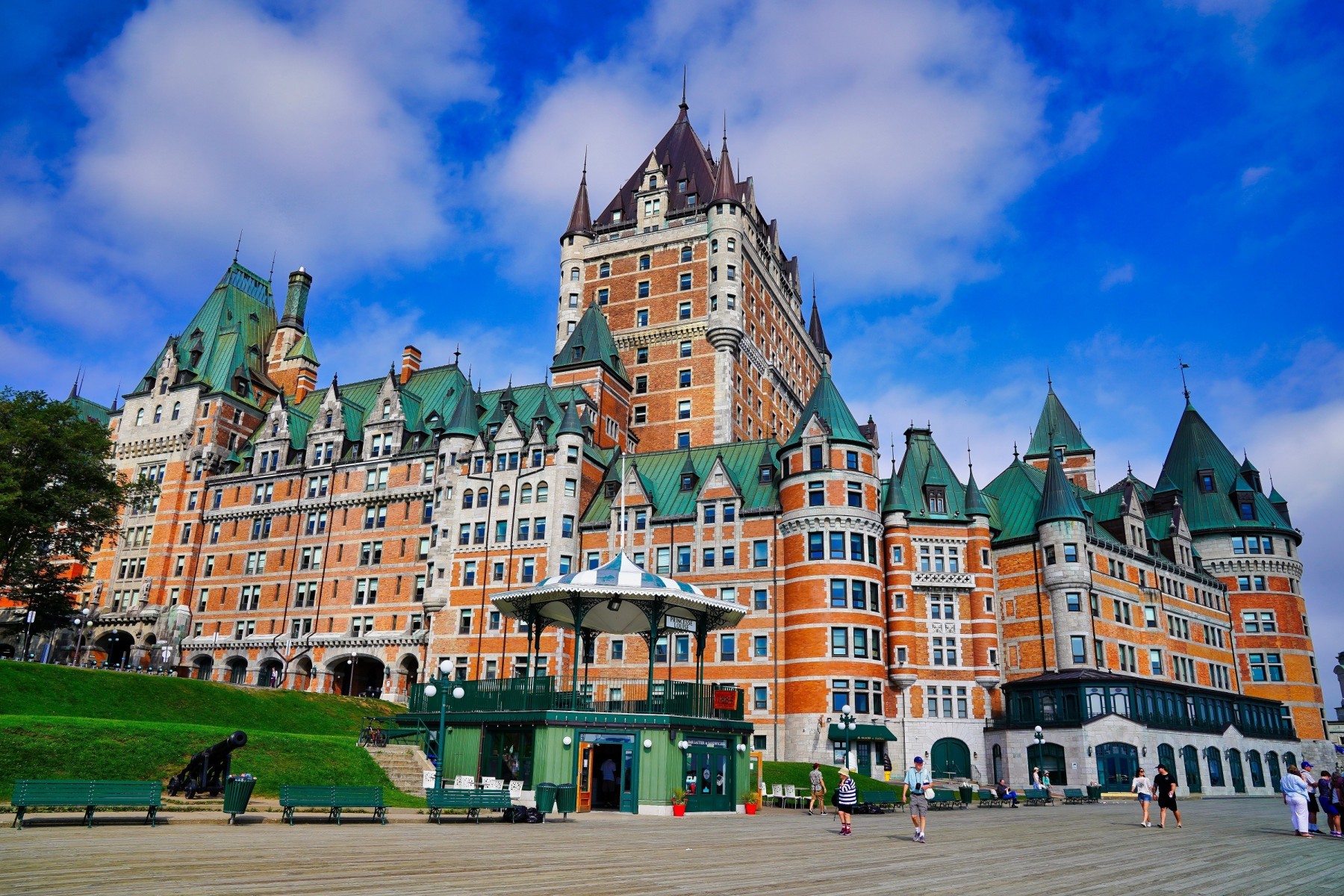 Chateau Frontenac in Quebec Old City