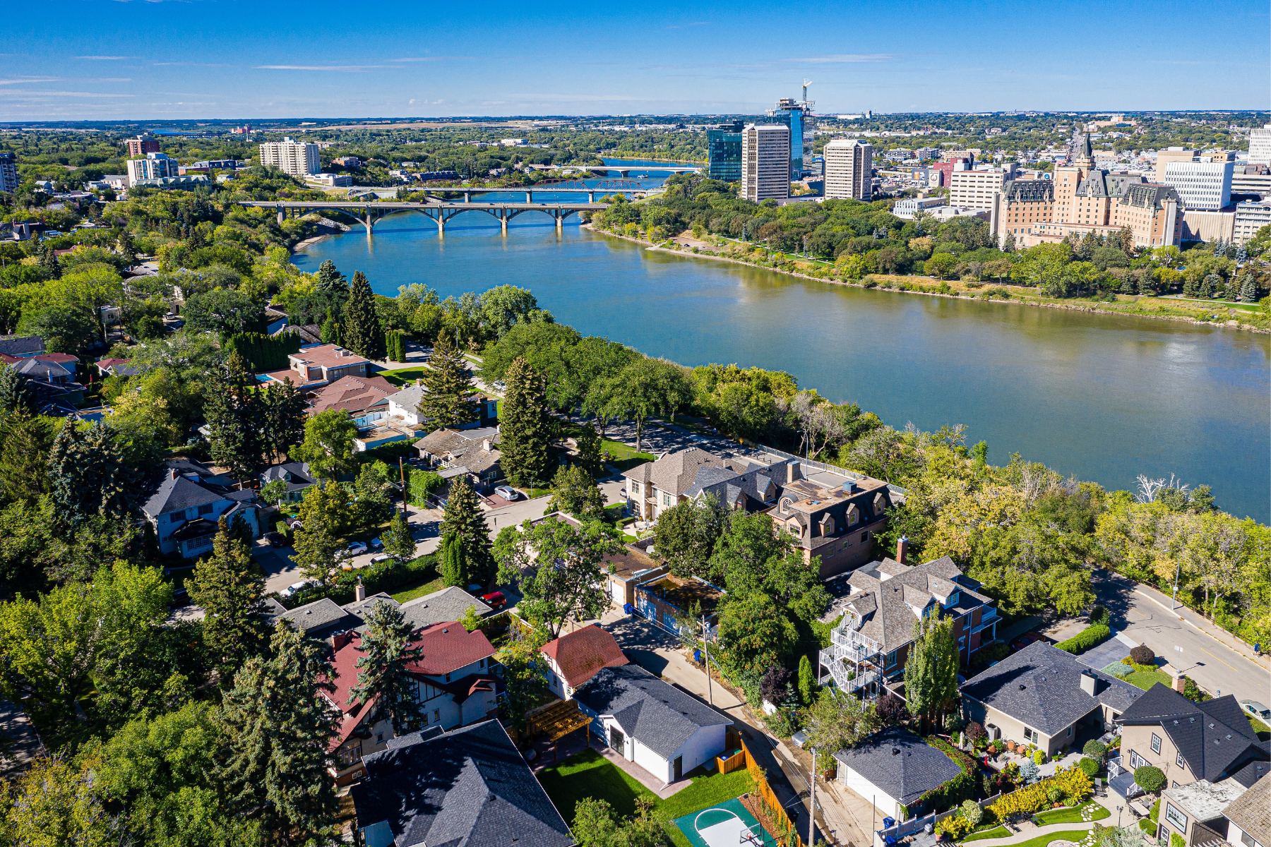 Nutana Aerial over Saskatoon, Canada