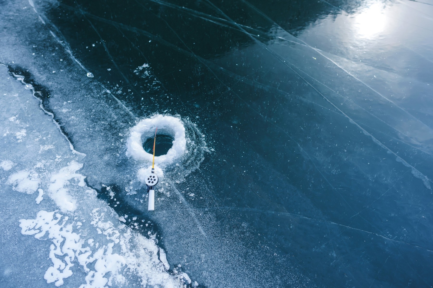 Ice fishing Canada