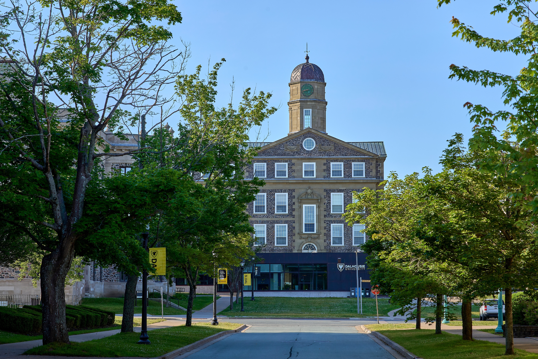 North entrance of Dalhousie University off Coburg Road