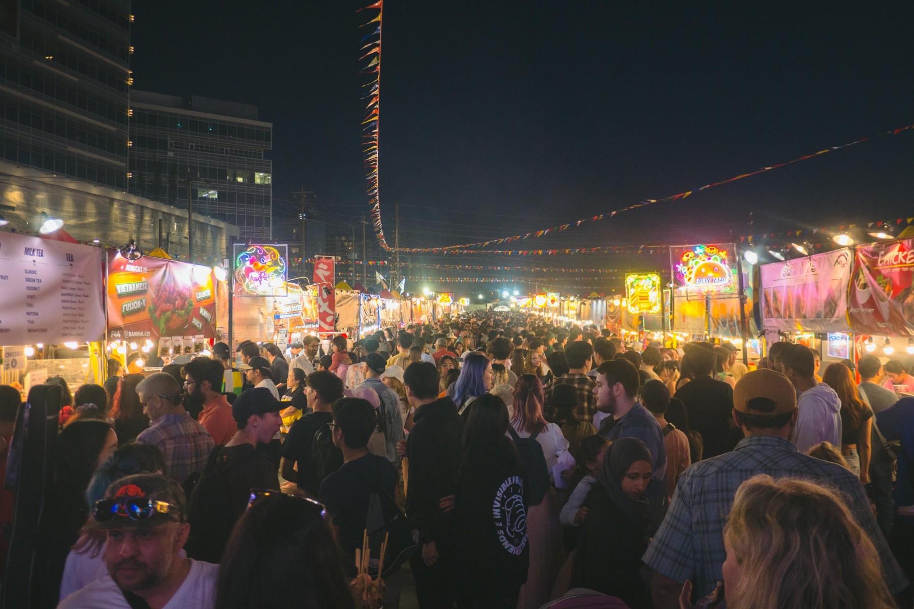 Night market in Chinatown, Vancouver