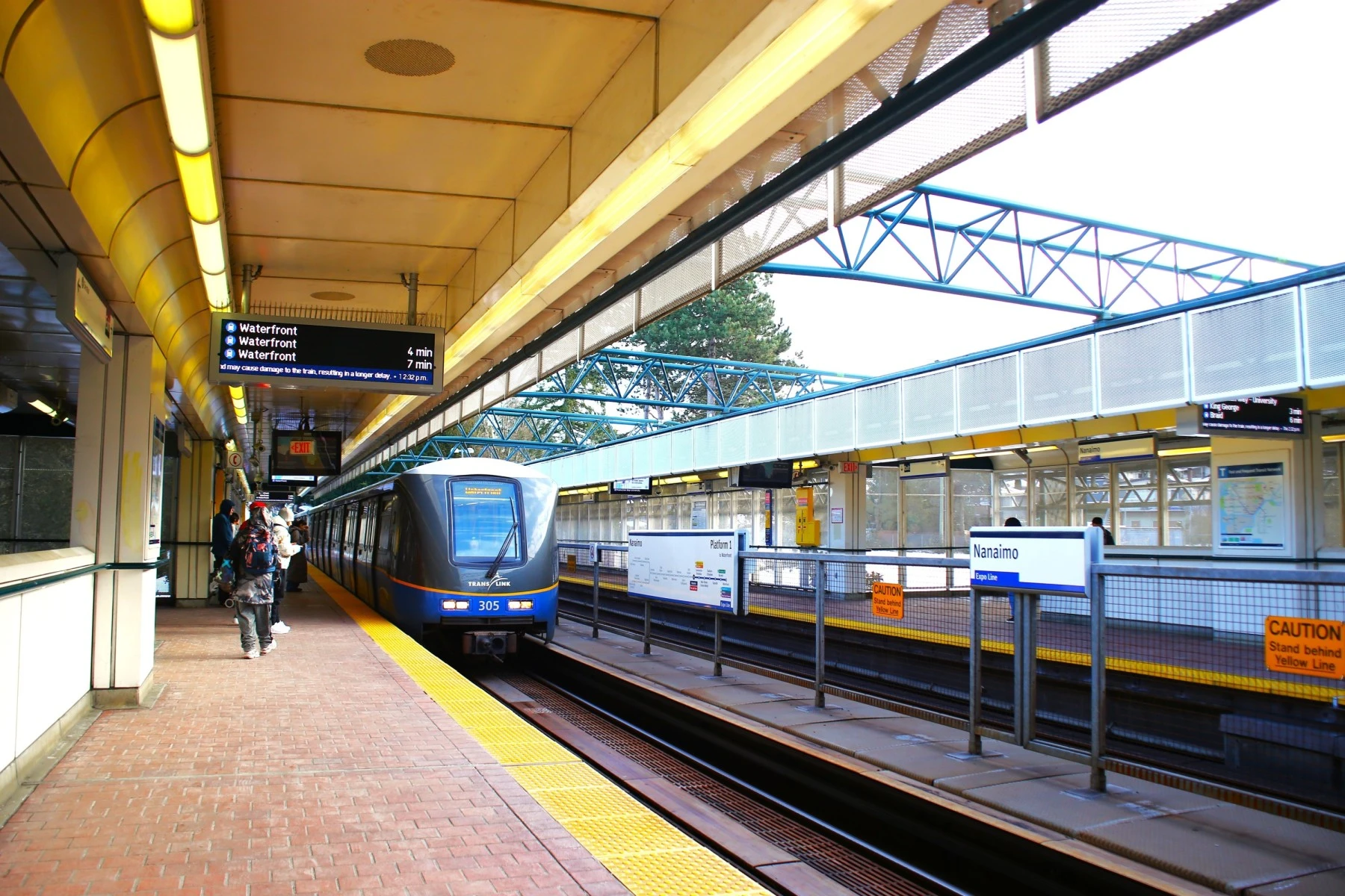 Skytrain in Vancouver