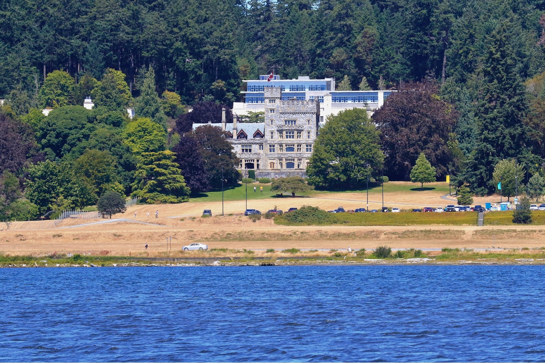Historic Hatley Castle at Royal Roads University in Victoria, BC