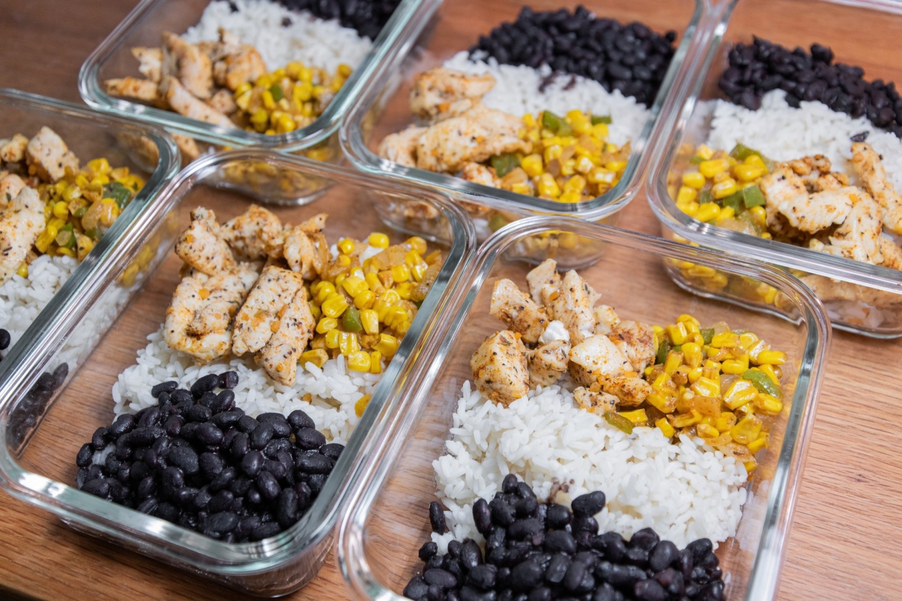 Rice bowl meal prep for moving week, Canada
