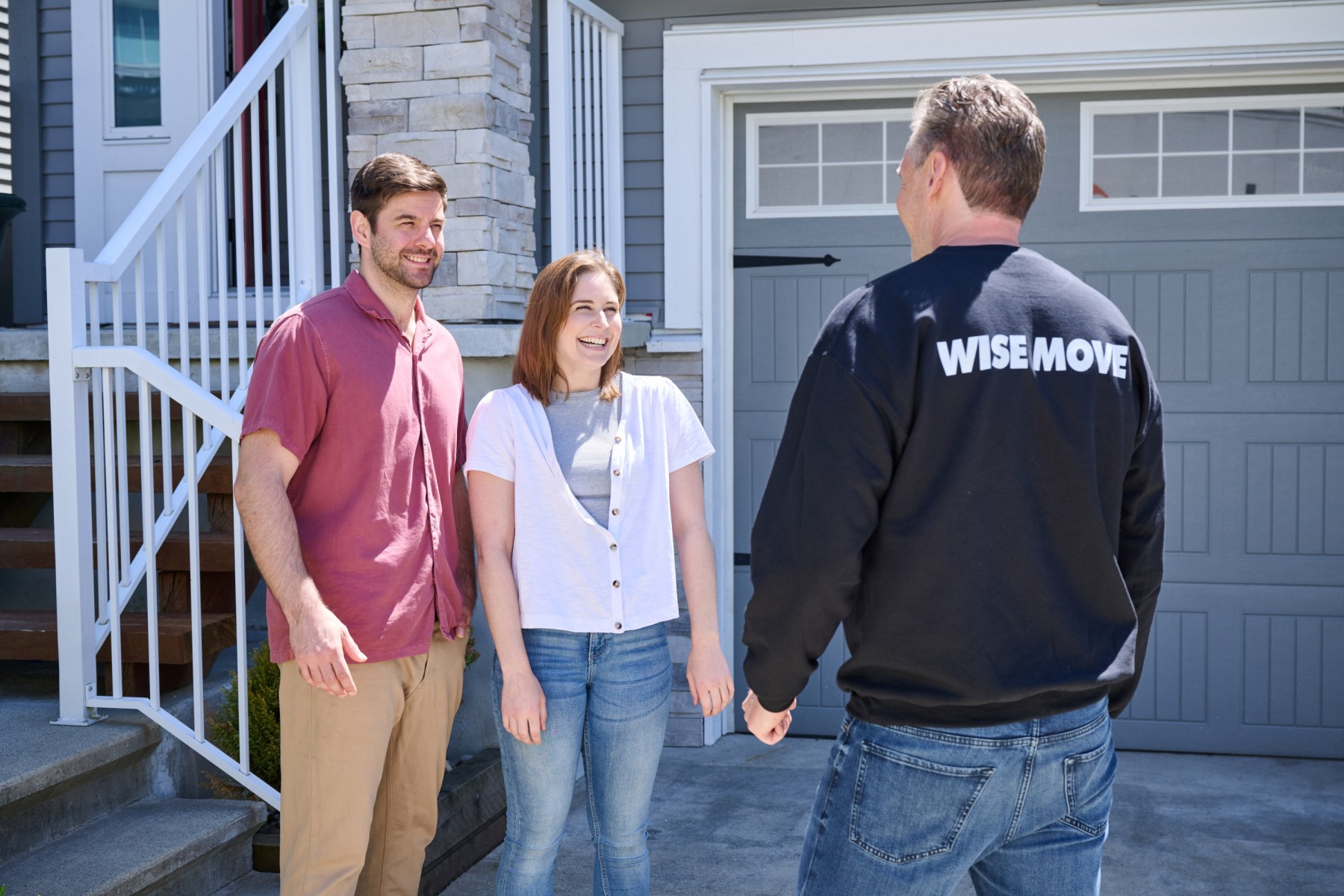 Reliable moving team from Wise Move on moving day