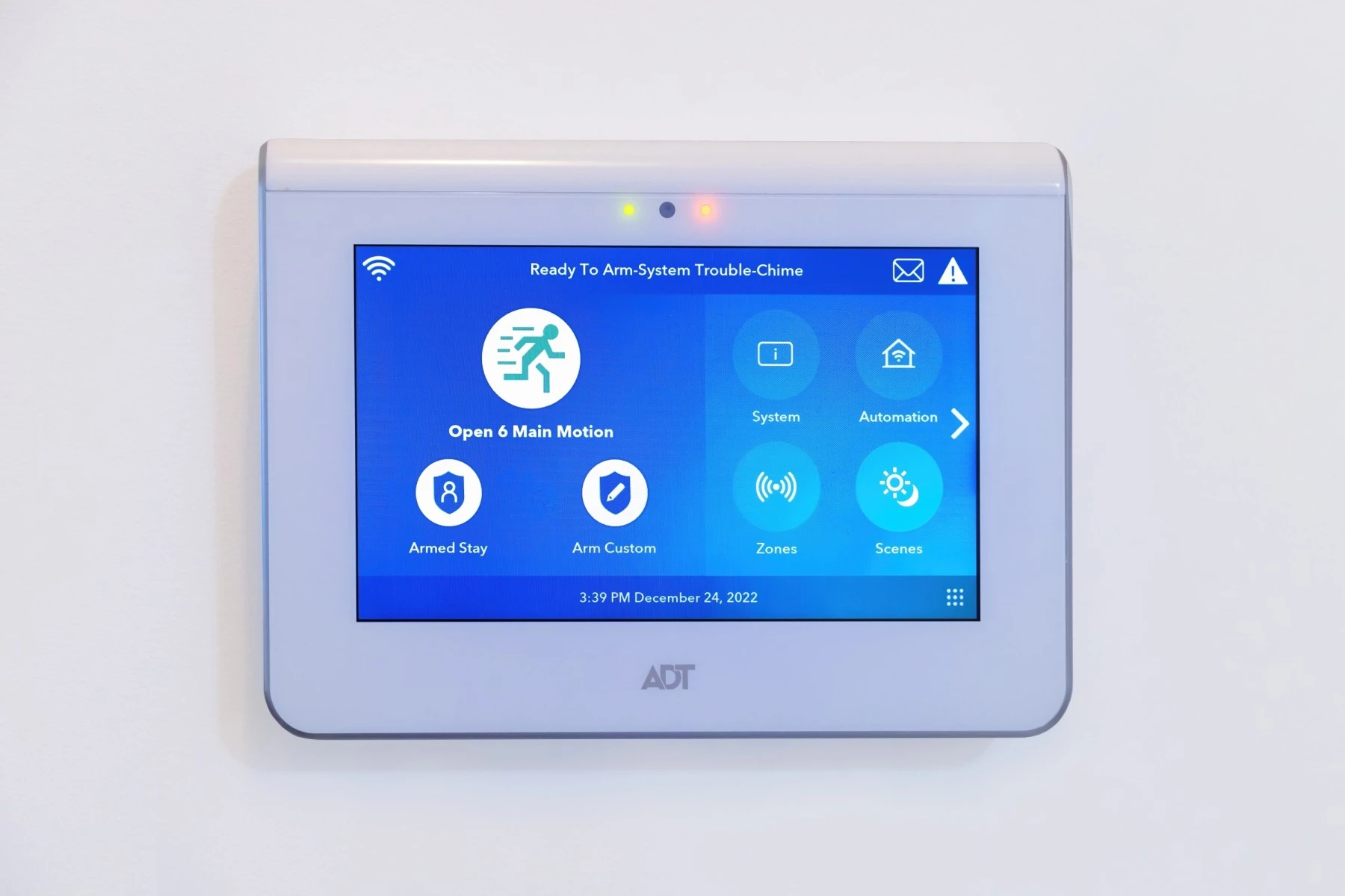 Smart security system of new build in Canada