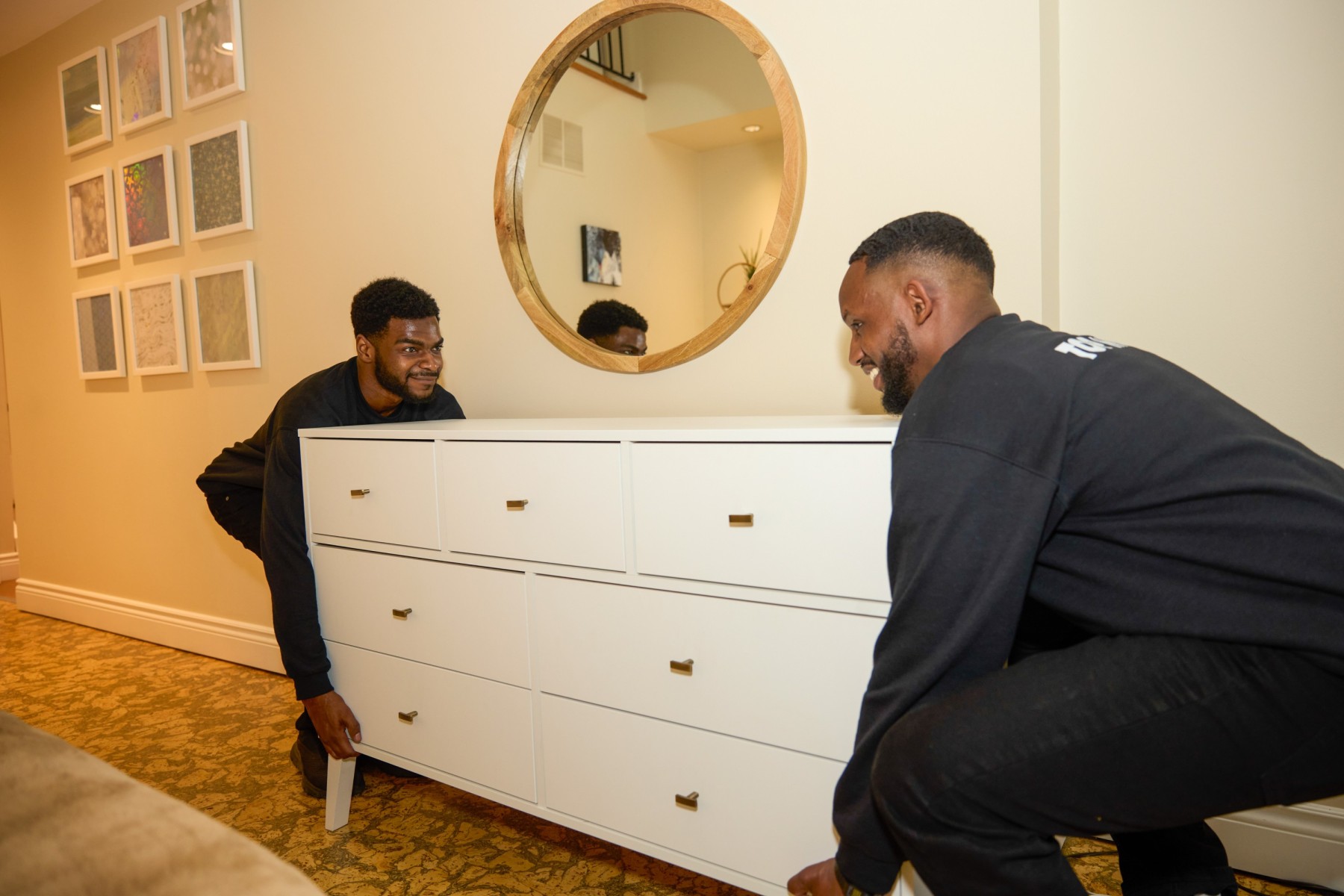 Unpacking Bedroom Moving Day Quebec