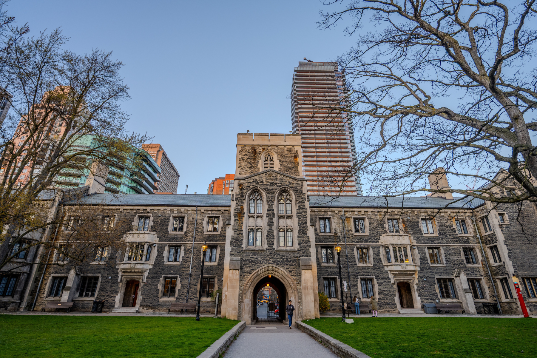 Cumberland House, a Collegiate Gothic residence building on the University of Toronto campus