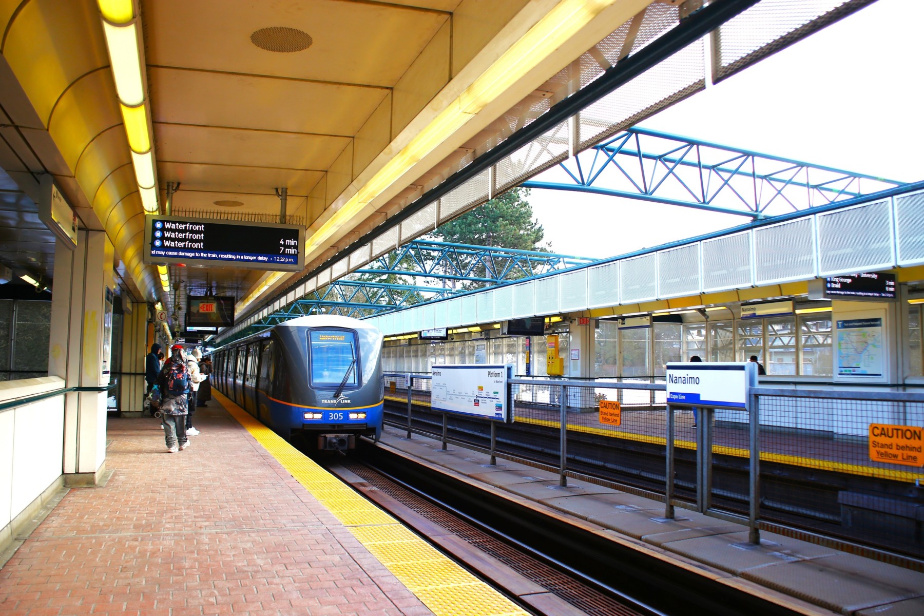 Skytrain in Vancouver