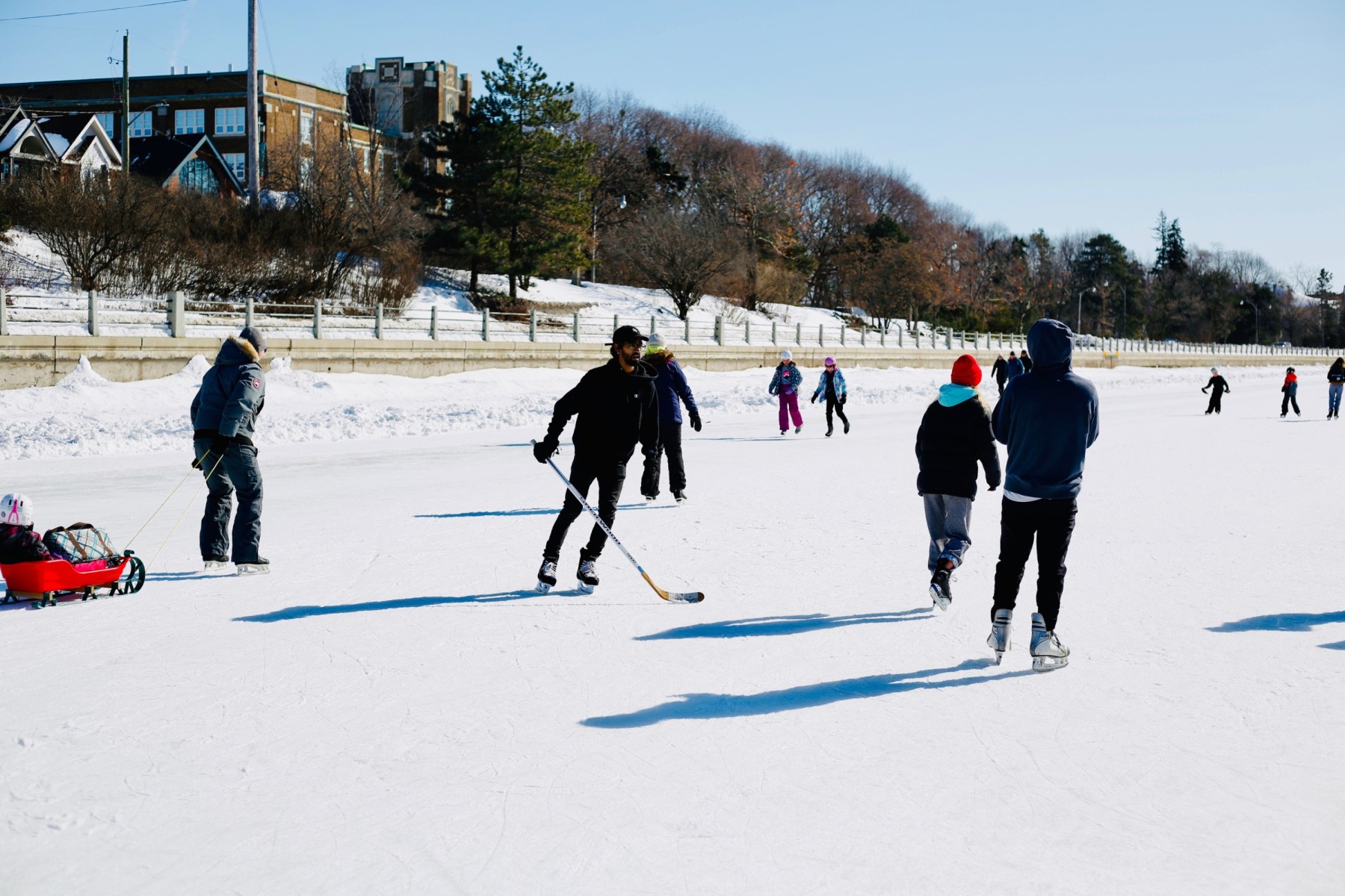 Winter hockey Canada