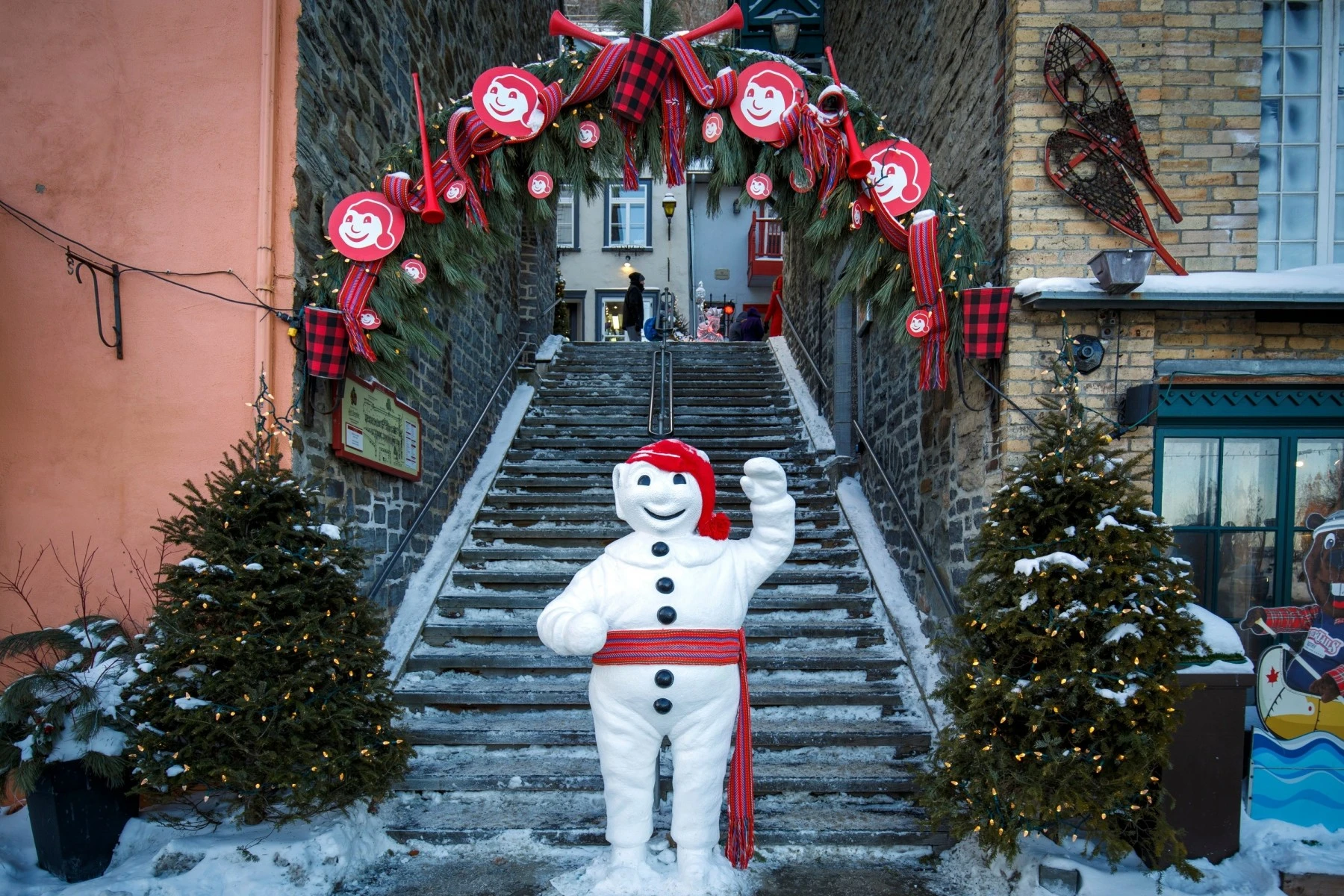 Quebec Winter Carnival in February